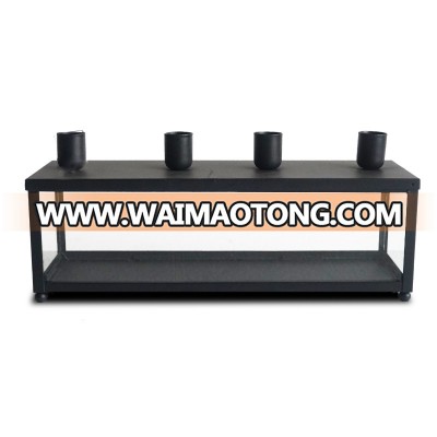 Metal black candle holder for home decoration Candle Holders with four holders