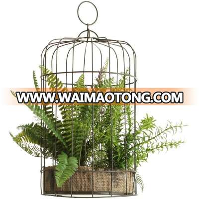 wholesale antique decorative bird cage cheap metal hanging birdcage