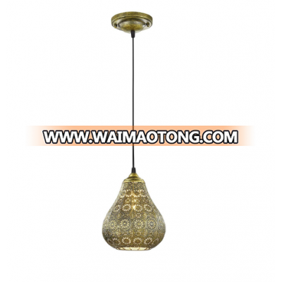 cheap price hot wholesales copper metal flower Hanging Pendant Light